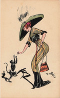 Illustrateur Illustration Naillod Paris Serie 127 Art Deco Singe - Naillod