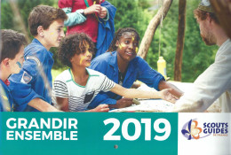 Calendrier 2019 - Scouts Et Guides De France - Grandir Ensemble - Grand Format : 2001-...