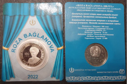 2022  Kazakhstan Kasachstan - 100 Years Of Roza Baglanova Opera And Pop Singer (soprano) - 100 Tenge - BLISTER - Kasachstan