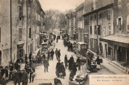 07 Ardèche Très Beau Plan LA VOULTE SUR RHONE Le Marché - La Voulte-sur-Rhône