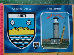 KOV 800-8 - Nordseebad Insel Juist, Ambleme, Blason, Phare, Lighthouse, STICKER, AUFKLEBER, AUTOCOLLANT - Juist