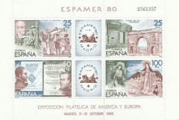 Spain - 1980 International Philatelic Exhibition ESPAMER `80, Madrid, S/S.MNH** - Blocs & Hojas