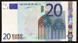 Italy 20 €  ITALIA Circulated J008H5 Duisenberg Cod.€.203 - 20 Euro