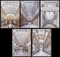 5153/5157**(BL319) - Passages Couverts / Overdekte Galerijen / Überdachte Galerien / Covered Galleries - Unused Stamps