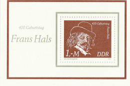 DDR - Germany - Democratic Republic,1980 The 400th Anniversary Of The Birth Of Frans Hals, S/S.MNH** - 1971-1980