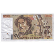 France, 100 Francs, Delacroix, 1983, W.67, TTB, Fayette:69.7, KM:154b - 100 F 1978-1995 ''Delacroix''