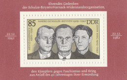 DDR - Germany - Democratic Republic,1983 The Resistance Movement, S/S.MNH** - 1981-1990