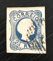 Timbre Oblitéré Portugal 1856 - Oblitérés