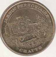 MONNAIE DE PARIS 2006 - 38 CHATTE Le Jardin Ferroviaire - Le Duo De Locomotives Mallet - 2006