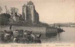 Solesmes * Les Bords De La Sarthe Vers L'abbaye * Abreuvoir - Solesmes