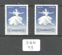 DAN YT 411/411a En XX - Unused Stamps