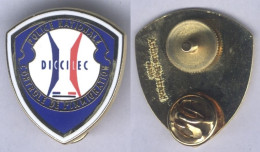 Insigne Du Contrôle De L'Immigration De La Police Nationale ( 31 Mm ) - DI.C.C.I.L.E.C - Police & Gendarmerie