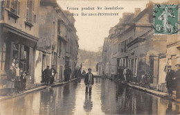 CPA 27 VERNON / CARTE PHOTO / VERNON PENDANT LES INONDATIONS RUE BOURBON PENTHIEVRE - Vernon