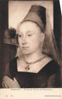 PEINTURES - TABLEAUX - Memling - Portrait De Barbara De Vlanderbergh - Carte Postale Ancienne - Malerei & Gemälde