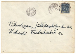 Finlande - Lettre De 1955 - Oblit Utajärvi - Avec Cachet Rural 2723 - - Brieven En Documenten