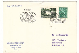 Finlande - Carte Postale De 1961 - Oblit Turun Linna Äbo Slott - - Covers & Documents