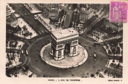 FRANCE - Paris - L'Arc De Triomphe - Vue Aérienne - Carte Postale - Triumphbogen