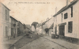 Survilliers * 1906 * La Rue De La Gare * Débit De Tabac Tabacs TABAC * Villageois - Survilliers