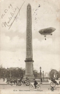 Tout Paris 8ème * N°43 M * L'obélisque , Place De La Concorde * Aviation Ballon Dirigeable * 1909 - District 08