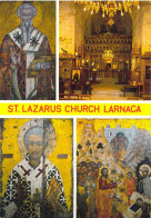 Larnaca - Des Vieilles Icones Et L'intérieur De L'église De Saint Lazarus - Multivues - Chypre