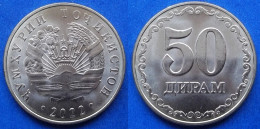 TAJIKISTAN - 50 Dirams 2022 KM# 55 Independent Republic (1991) - Edelweiss Coins - Tadzjikistan