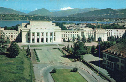 SUISSE - Genève - Le Palais Des Nations-Unies Et Le Mont-Blanc - Carte Postale - Genève