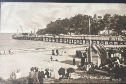 TASMANIA.......Hobarth ...... Ca. 1930/40?     The Pier…..Brown’s River - Hobart