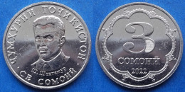 TAJIKISTAN - 3 Somoni 2022 "Shirinsho Shohtemur" KM# 57 Independent Republic (1991) - Edelweiss Coins - Tajikistan