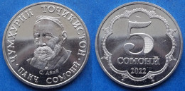 TAJIKISTAN - 5 Somoni 2022 "Sadriddin Ayni" KM# 58 Independent Republic (1991) - Edelweiss Coins - Tagikistan