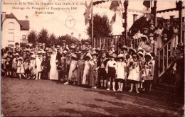 CPA  - SELECTION - HENIN BEAUMONT - Souvenir De La Fête Du Quartier, Cité Darcy. Mariage De Pompon Et Pomponette 1936. - Henin-Beaumont