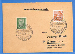 Allemagne DDR - 1954 - Carte Postale De Frankfurt - G25355 - Cartas & Documentos