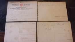 WWI LOT 4 CPA GUERRE 14 ALLEMAGNE ILLUSTRATEUR INVALIDENDANK - Other & Unclassified