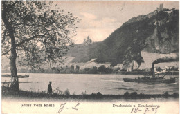 CPA Carte Postale Germany  Drachenfels  U. Drachenburg 1909 VM74275 - Drachenfels