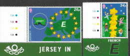 2000 Jersey Mi. 922-3** MNH  EUROPA Kind Mit Stern - 2000