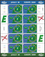 2000 Jersey Mi. 922-3** MNH  EUROPA Kind Mit Stern - 2000