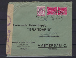 PERFIN / PERFO "ML/VM" Van Firma MARTROYE - LUTH - VAREZ - MARX ASSUREURS ; Details En Staat Zie 3 Scans ! LOT 231 - Guerra '40-'45 (Storia Postale)