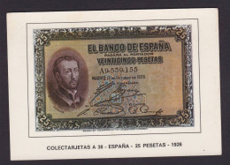 CPM Billet De Banque Banknote Non Circulé Espagne - Münzen (Abb.)