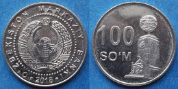 UZBEKISTAN - 100 Som 2018 "Independence And Goodness Monument" KM# 37 Independent Republic (1991) - Edelweiss Coins - Uzbekistan