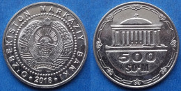 UZBEKISTAN - 500 Som 2018 "Palace Of Conventions In Tashkent" KM# 39 Independent Republic (1991) - Edelweiss Coins - Oezbekistan