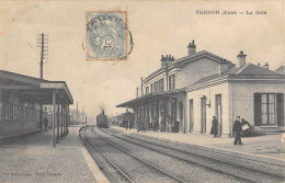 CPA 27 VERNON / LA GARE - Vernon