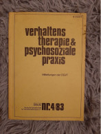VERHALTENS THERAPIE UND PSYCHOSOZIALE PRAXIS MITTEILUNGEN DER DGVT N° 4 / 83 - Other & Unclassified