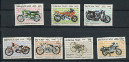 BURKINA FASO - MOTO  - N° Yvert 653/655 + PA 290/293 Obl. - Burkina Faso (1984-...)