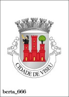 Heráldica * Brasão De Viseu * Coat Of Arms Portugal Heraldry - Genealogy