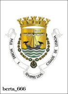Heráldica * Brasão De Lisboa * Coat Of Arms Portugal Heraldry - Genealogy