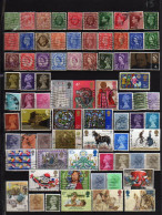 BON Lot 200 TIMBRES OBLITERES DIFFERENTS GRANDE-BRETAGNE LIVRE EN POCHETTE RIGIDE 100 G PORT A 2,32 € - Collezioni