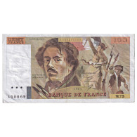 France, 100 Francs, Delacroix, 1984, W.73, TTB, Fayette:69.8a, KM:154b - 100 F 1978-1995 ''Delacroix''