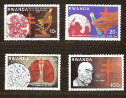 Rwanda Ruanda 1982 OBCn° 1122-25 *** MNH  Cote 5,50 Euro - Ongebruikt