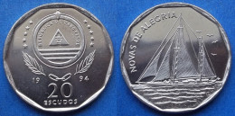 CAPE VERDE - 20 Escudos 1994 "Sailship Novas De Alegria" KM# 42 Independent Republic (1975) - Edelweiss Coins - Cap Vert