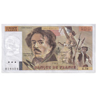 France, 100 Francs, Delacroix, 1984, E.79, SUP+, Fayette:69.8a, KM:154b - 100 F 1978-1995 ''Delacroix''
