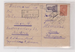 RUSSIA 1933 KIEW UKRAINE Registered Cover To Austria - Storia Postale